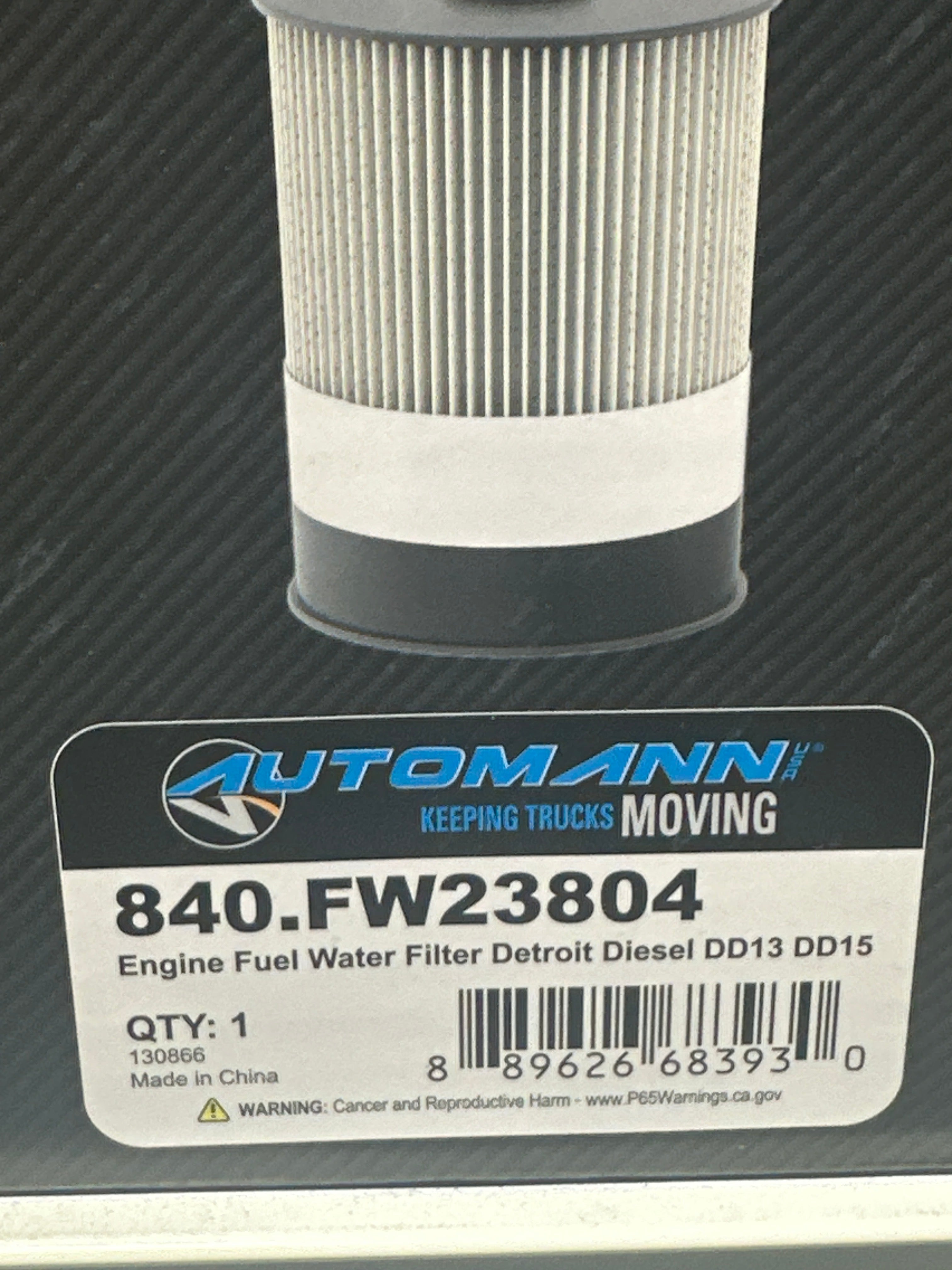 ENGINE FUEL WATER FILTER 840.FW23804