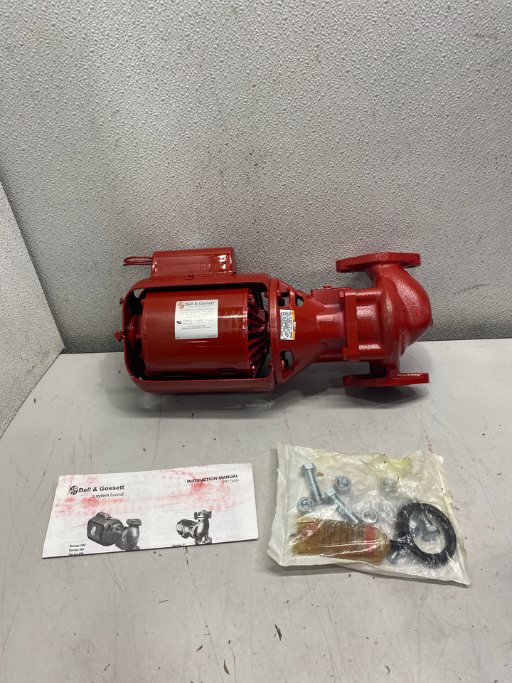 Bell & Gossett Series 100 1/12 HP Circulator Pump 106189 w/ Booster Unit