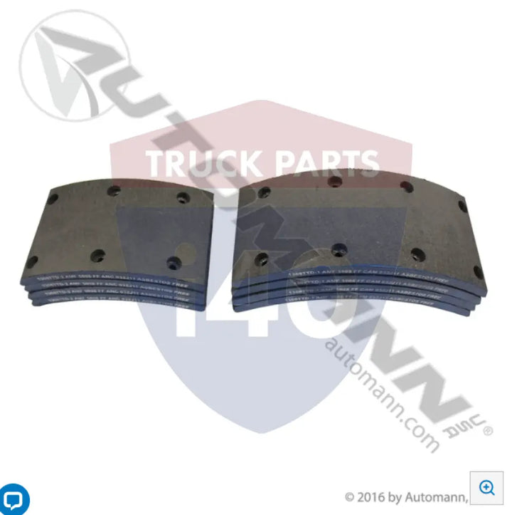Automann 140.1308TT.50 Brake Lining - 20K Lb GAWR