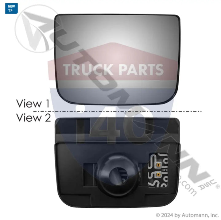 D7472 Mirror Glass Convex Heated For Paccar - Mirror Glass Convex Heated Kenworth