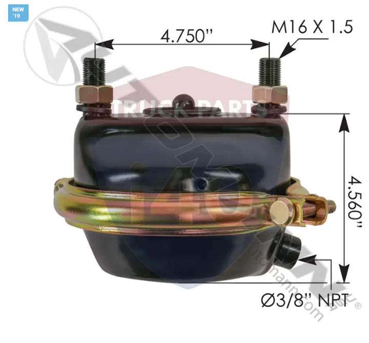 Automann 179.SC20DB Service Chamber Type 20 Disc Brake - Air Disc Service Chambers