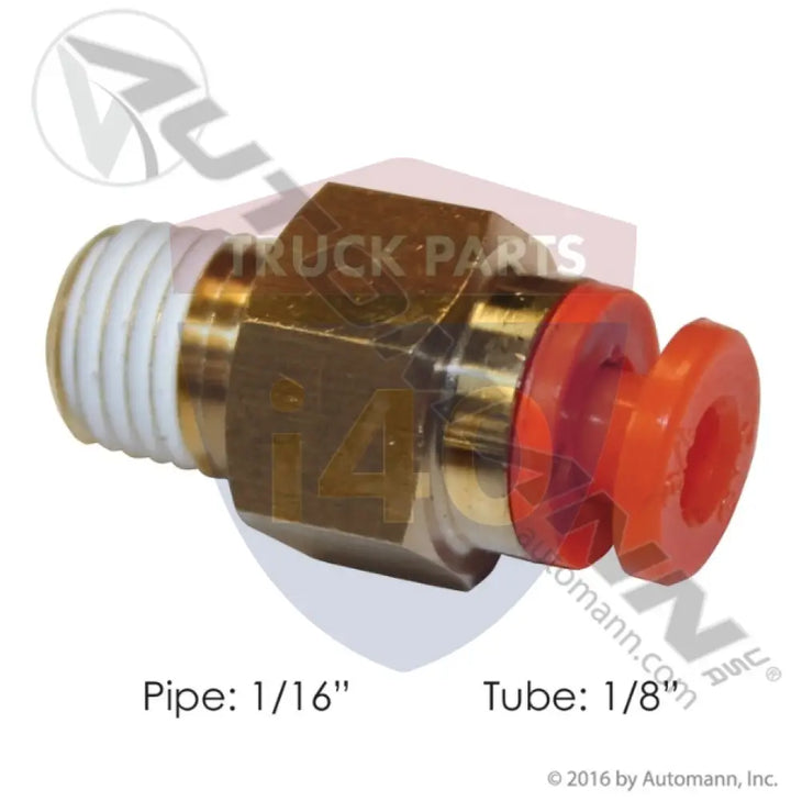 Automann 177.11682X1 PLC Male Connector 1/8 1/16in - Male Connectors-Composite