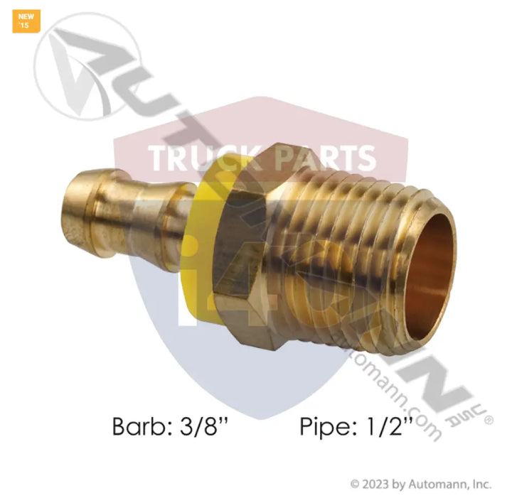 3018286B Push-On Fitting 3/8in Hose 1/2in Pipe For Parker - Male Pipe