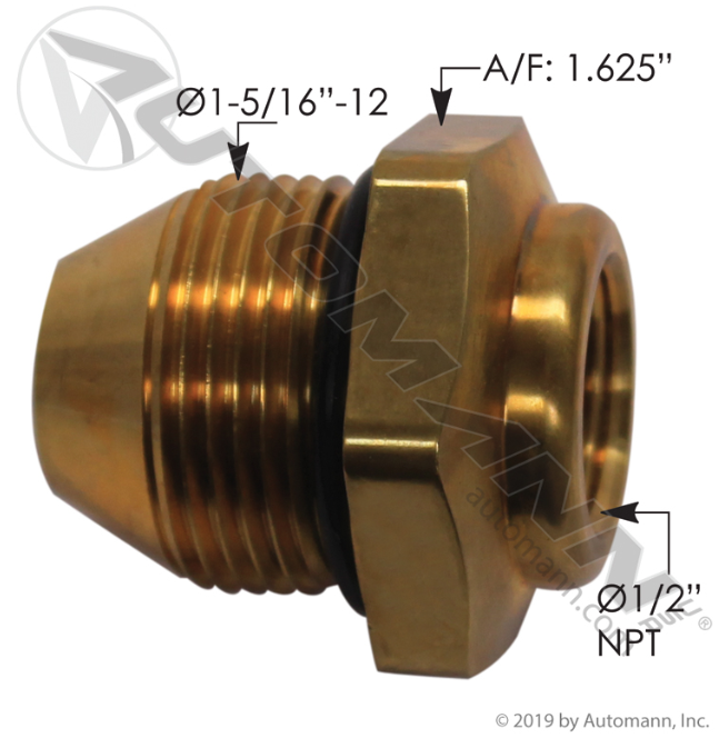 Automann 170.107800 AD9 Type Check Valve 1/2in NPT