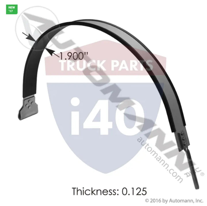 K84-1013-008 Fuel Tank Strap For Kenworth - Fuel Tank Strap Kenworth