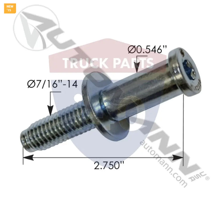 R56-1033 Door Striker Bolt For Kenworth - Door Striker Bolt Kenworth