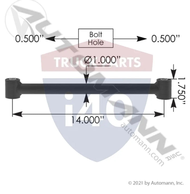 Automann TMR5599 Torque Rod Cabin 14.000in IHC - TMR5599 Torque Rod Cabin 14.000in IHC
