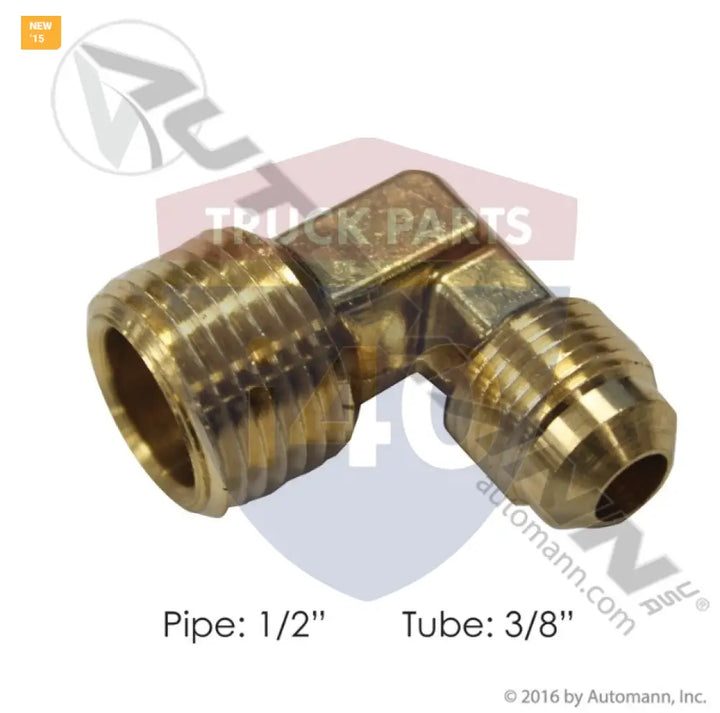 Automann 177.8496D Male Elbow 3/8in SAE 1/2in Pipe - Male 90° Elbows