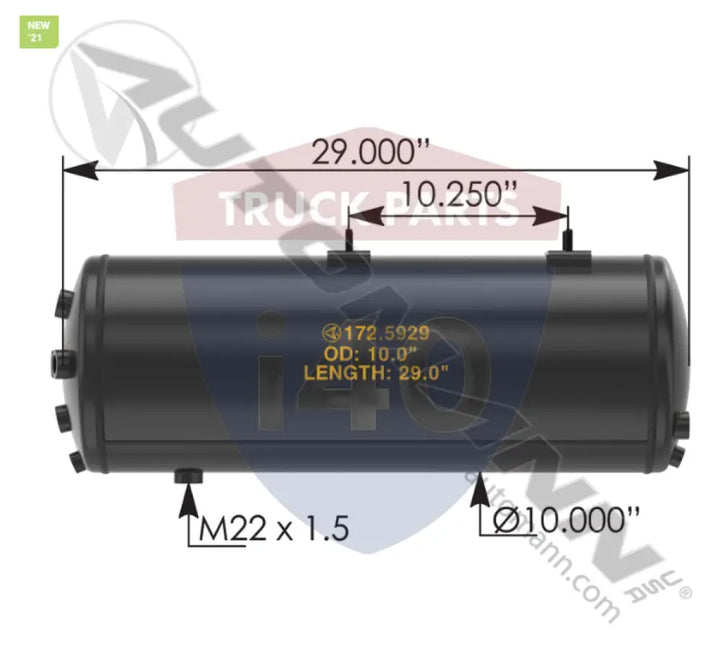 22945941 Air Tank For Volvo - Volvo