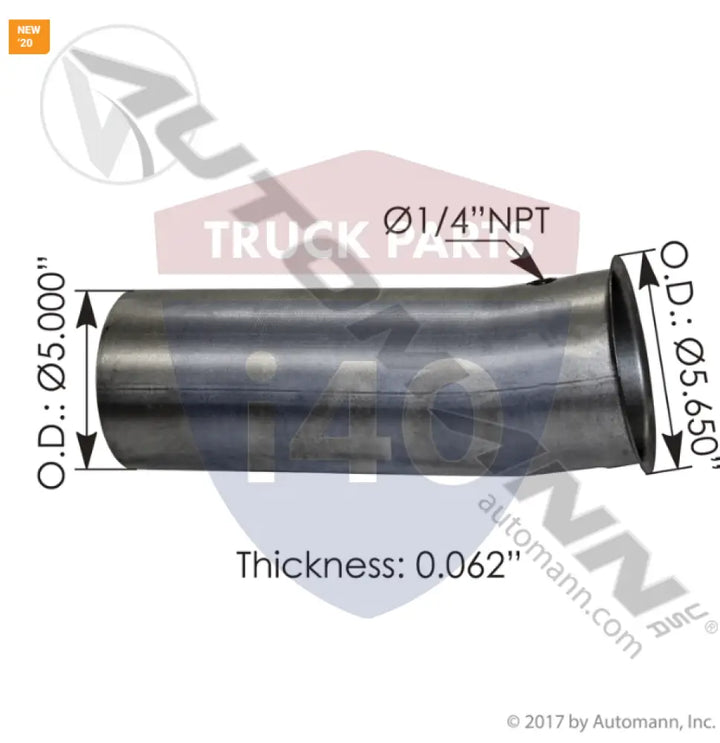 PB15497 Exhaust Pipe ALZ Peterbilt For Grand Rock - Exhaust Pipe ALZ Peterbilt