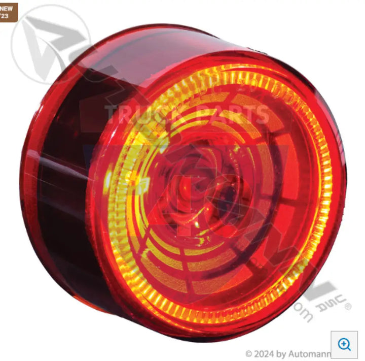 Automann 571.LD302R4 Marker Light LED 2in Rnd Red Multi-Halo - Marker Light LED 2in Rnd Red Multi-Halo