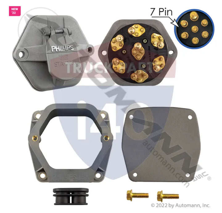Phillips PHI16-77029-28 Socket/Nosebox 28 Pin Solid Pin STA-DRY - Noseboxes