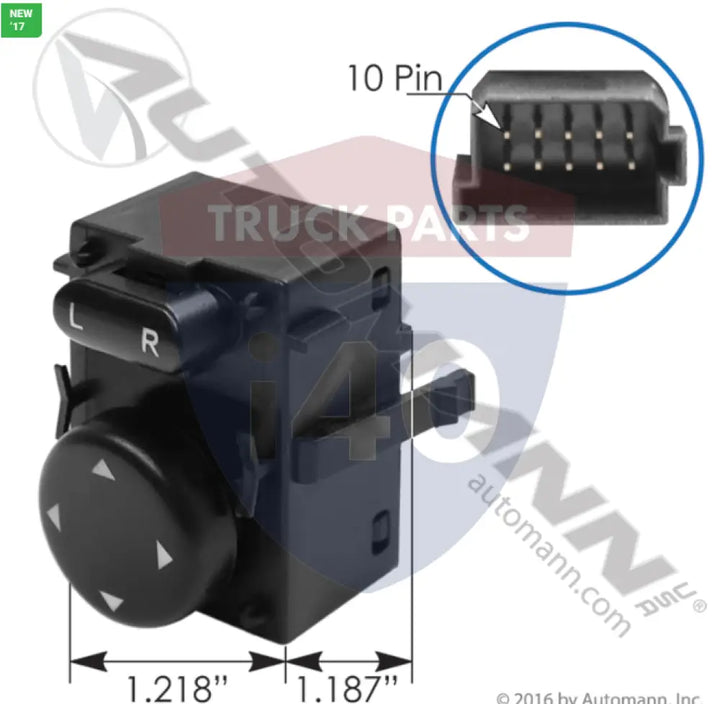 Automann 577.46700 Mirror Switch Freightliner - Mirror Switch Freightliner