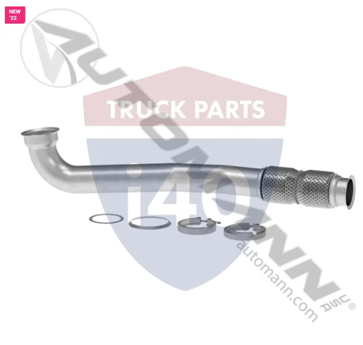 Automann 820.B46676P Exhaust Bellows Kit Freightliner Premium - Exhaust Bellows Kit Freightliner Premium