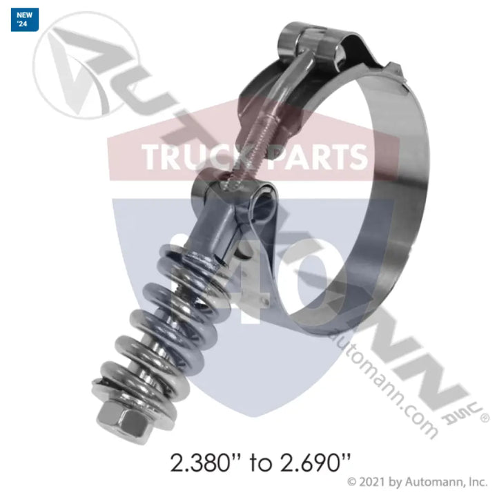 B92240238 HD T-Bolt Clamp 2.38in to 2.69in For Breeze - Spring Loaded T-Bolt Clamps - Heavy Duty