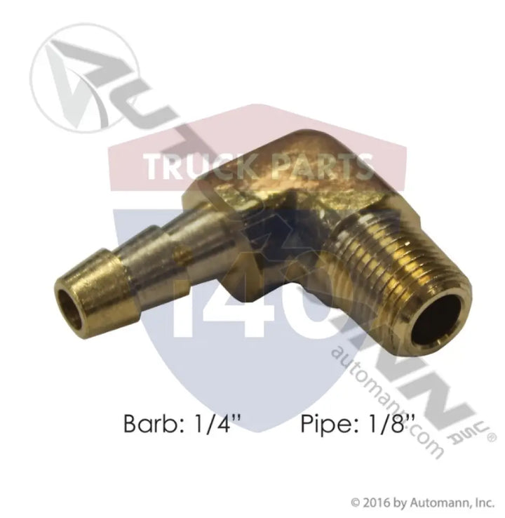 Automann 177.8394A Male Elbow 1/4in Barb 1/8in Pipe - Elbow
