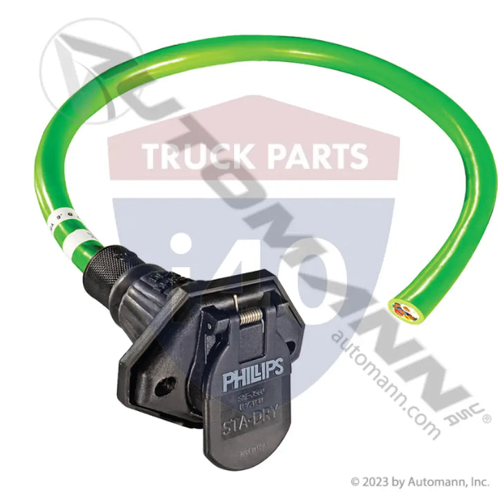 Phillips 1674031 Socket/Harness QCS2 Straight - Molded Socket Harnesses & Accessories