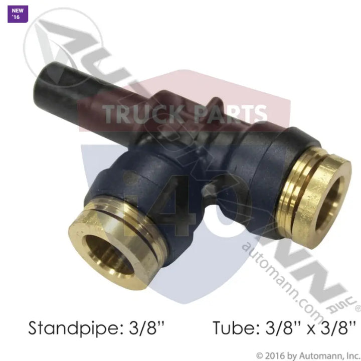 QS7166C PLC Standpipe Run Tee 3/8 3/8 3/8in For Tectran - Run Tees- Composite