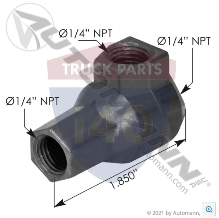 Automann 170.H4348 Quick Exhaust Valve Hendrickson Truck - Quick Release Valves