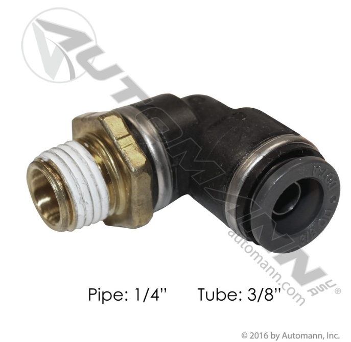 016264 PLC Swivel Male Elbow 3/8 1/4in For Velvac