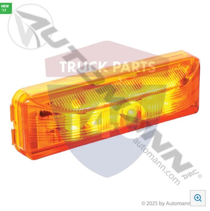 Automann 571.LD19A12MV Marker Light LED 1IN 4in Amber 10-30V - Marker Light LED 1IN X 4in Amber 10-30V