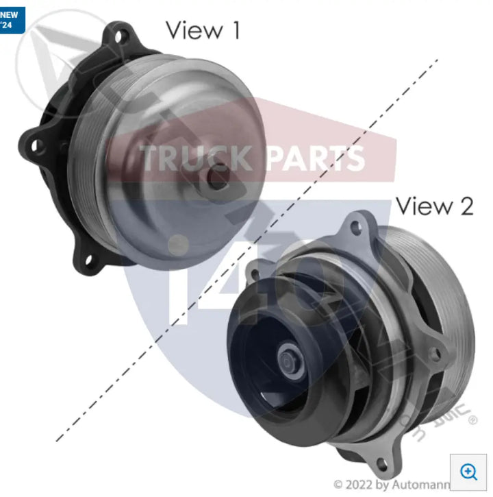 Automann 800.2042162 Water Pump Paccar MX13 - Paccar