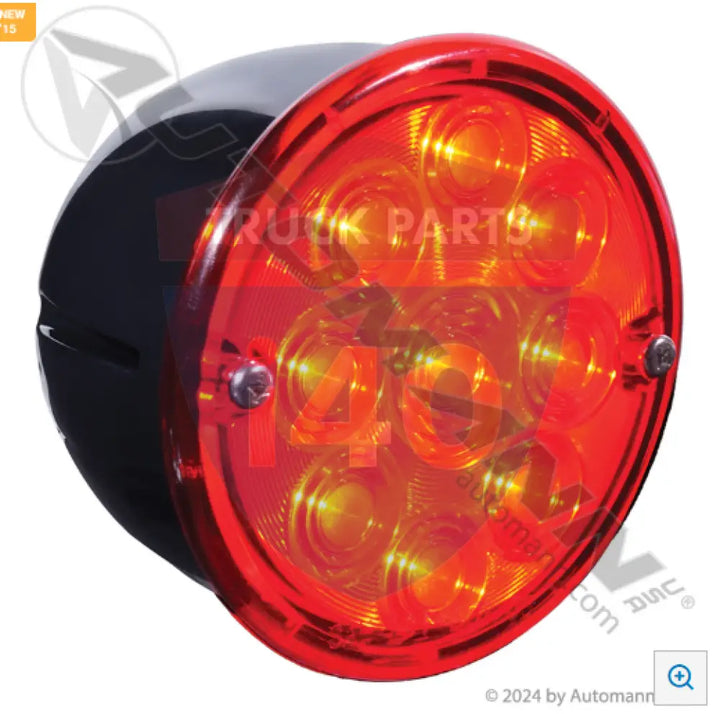 Automann 571.LD80R9 S/T/T Light LED 3-3/4in Surface MNT Red - S/T/T Light LED 3-3/4in Surface MNT Red