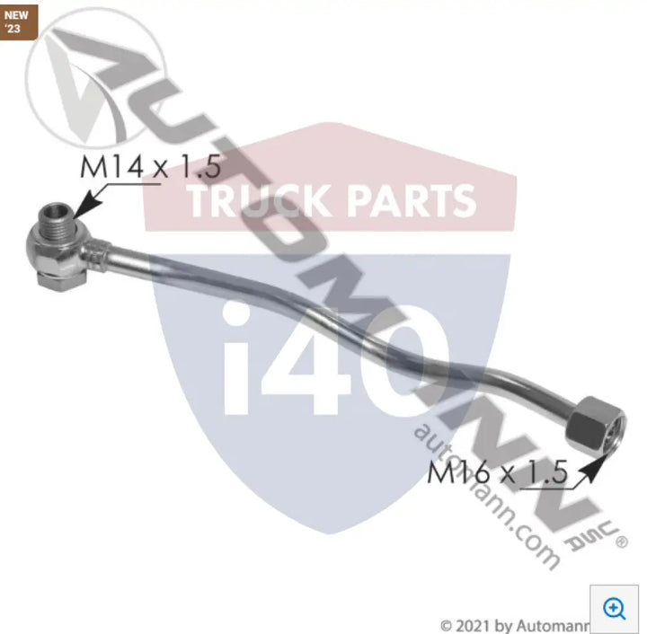 Automann 561.46051 Compressor Coolant Line Freightliner - Detroit