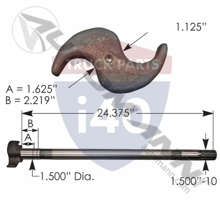 17554 Camshaft RH For Spicer - Spicer & Std. Forge