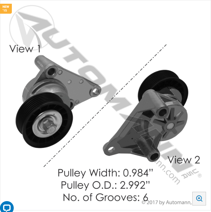 12580162 Tensioner Assembly For GM