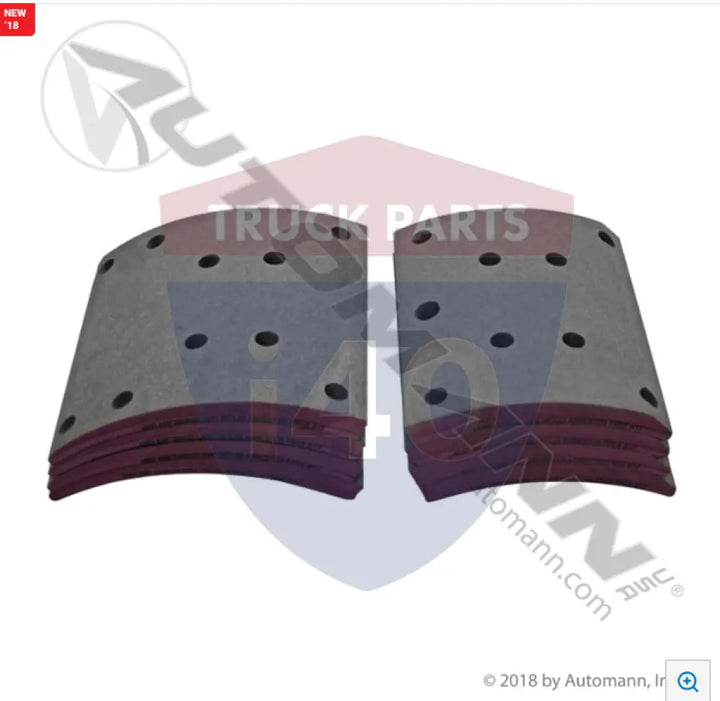 Automann 140.4657.35 Brake Lining Transit - 26K Lb GAWR