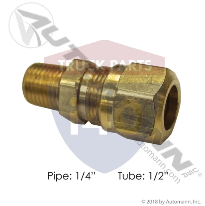1368B Male Connector DOT 1/2IN 1/4NPT For Tectran - Male Connectors