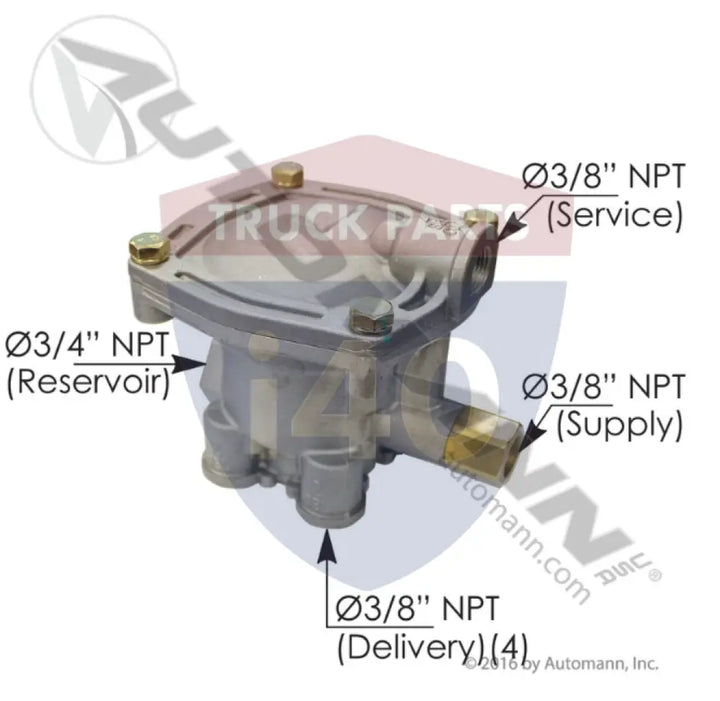032103 Sealco 4 Port Service Relay Valve For Velvac - Relay Valves