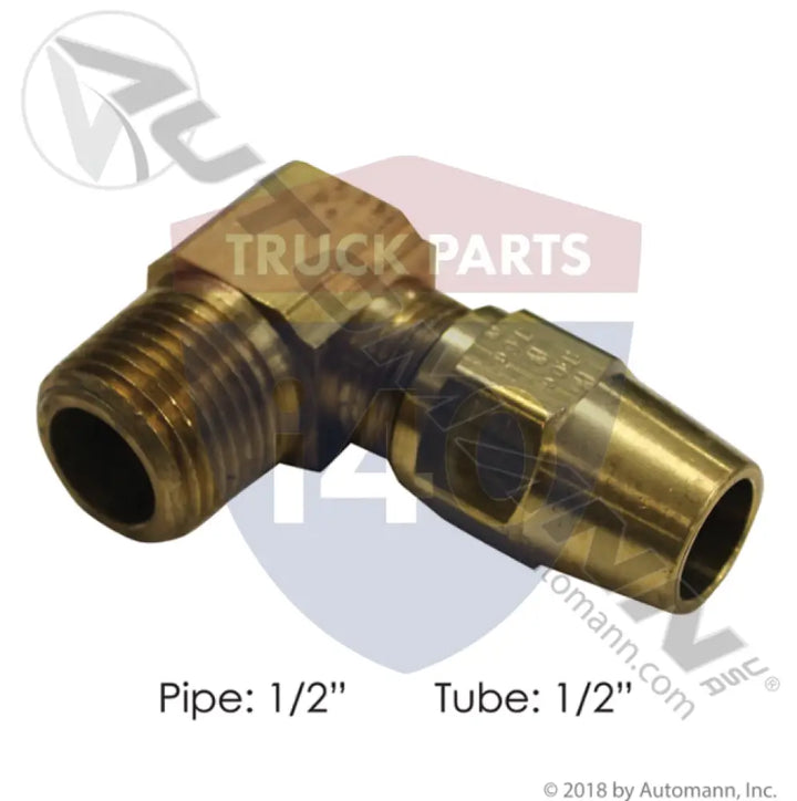 1369X8X8 Male Elbow Copper 1/2IN 1/2NPT For Eaton - Male 90° Elbows
