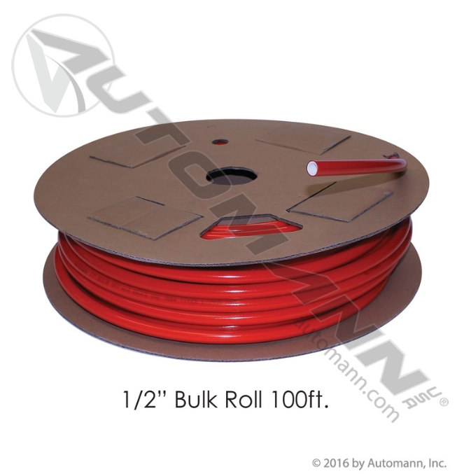 NT10008RD100 Nylon Tubing 1/2in OD 100FT Red For Eaton