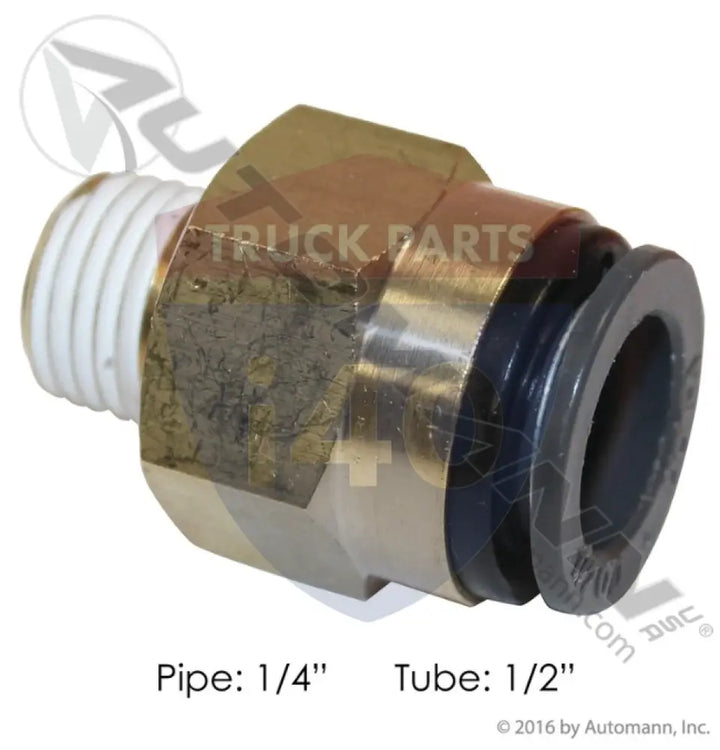 Automann 177.11688B LC Male Connector 1/2 1/4in - Male Connectors-Composite