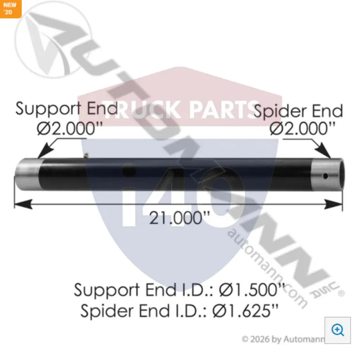 E10944 Camshaft Tube For Euclid - Camshaft Tubes