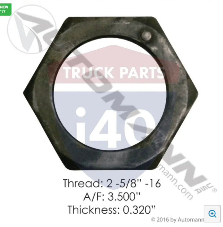 E-2420 Spindle Nut For Euclid - Drive Axle