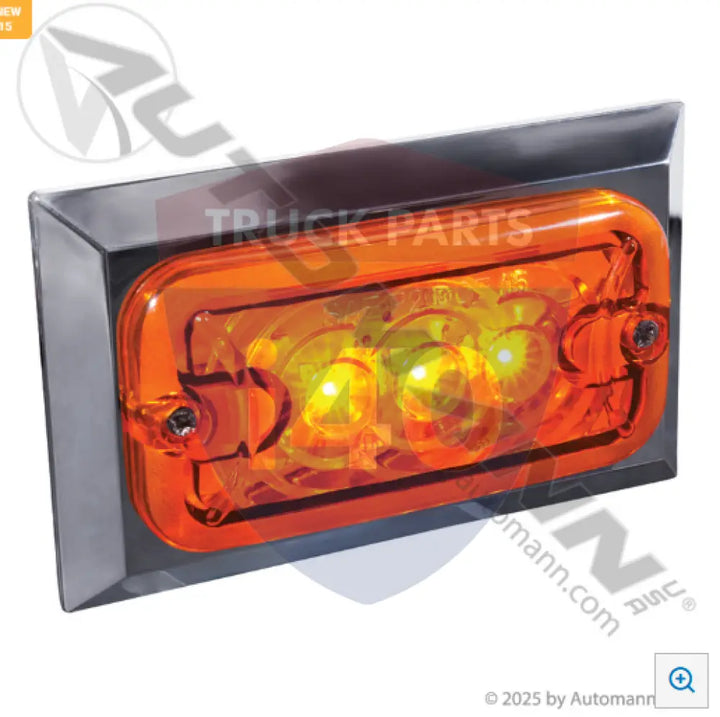Automann 571.LD24A3 Marker Light LED 2-1/4in 3-3/4in Amber - Marker Light LED 2-1/4in X 3-3/4in Amber