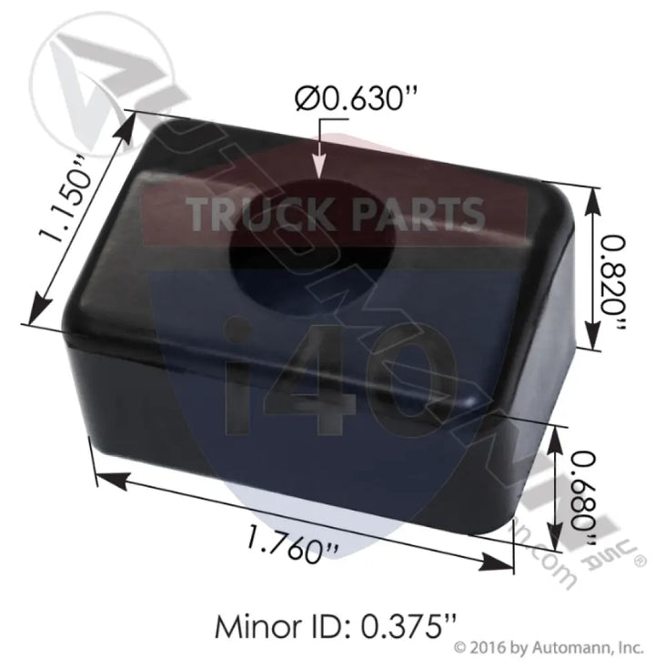 R081003 Door Jam Mount Bushing For Paccar - Door Jam Mount Bushing Kenworth