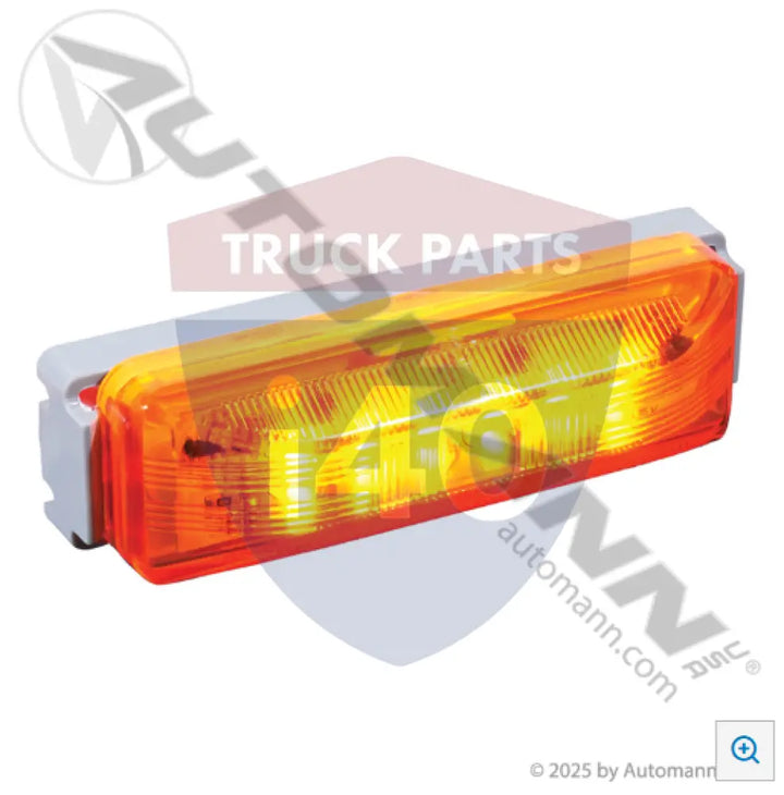 Automann 571.LD19A12MV-KG1 Marker Light Kit LED 1X4in Amber 10-30V - Marker Light Kit LED 1X4in Amber 10-30V