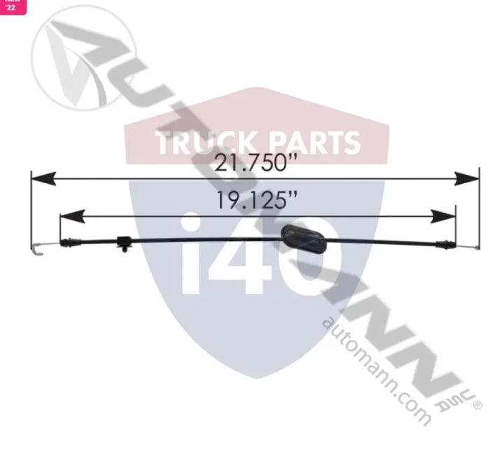 4056798C94 Cable Door Latch For International - Cable Door Latch International