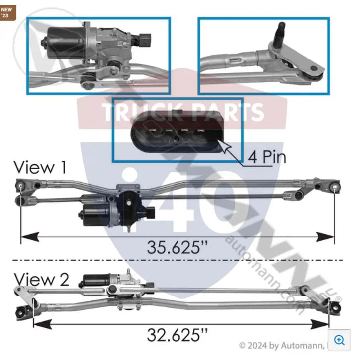 A2272752002 Wiper Transmission For Freightliner - Wiper Transmission Freightliner
