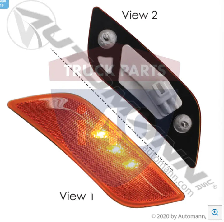 Automann 564.75079R Turn Signal Lamp RH Peterbilt - Turn Signal Lamp RH Peterbilt