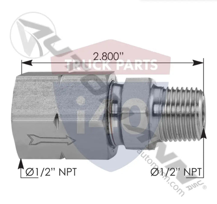 N13526AJ Single Check Valve For Midland - Single Check Valves