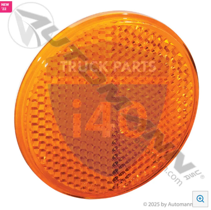 Automann 571.RF2QMA Reflector 2in Round Amber Quick-Mount - Lighting
