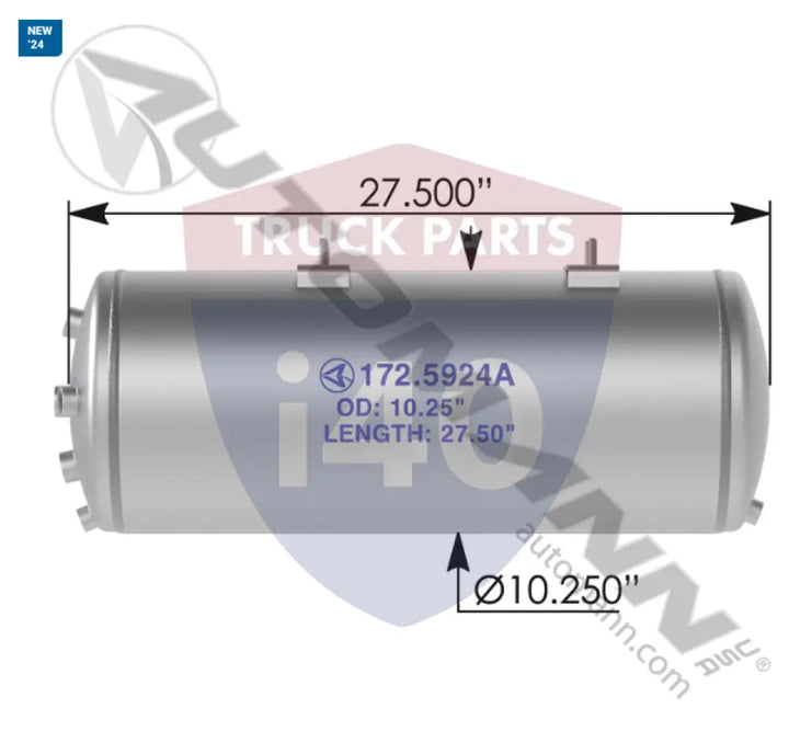 21183543 Air Tank Aluminum For Volvo/White - Volvo