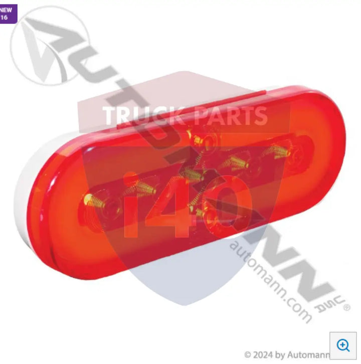 STL111RBP S/T/T Light LED 6in Red Zeon Halo For Optronics - S/T/T Light LED 6in Red Zeon Halo