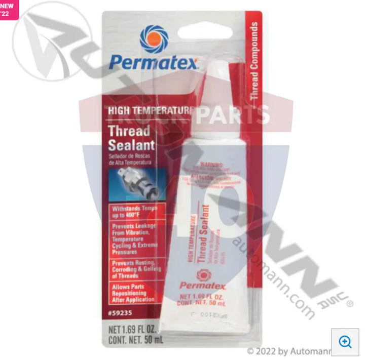 Permatex PRX59235 High Temperature ThreadSealant 50ml - Adhesives