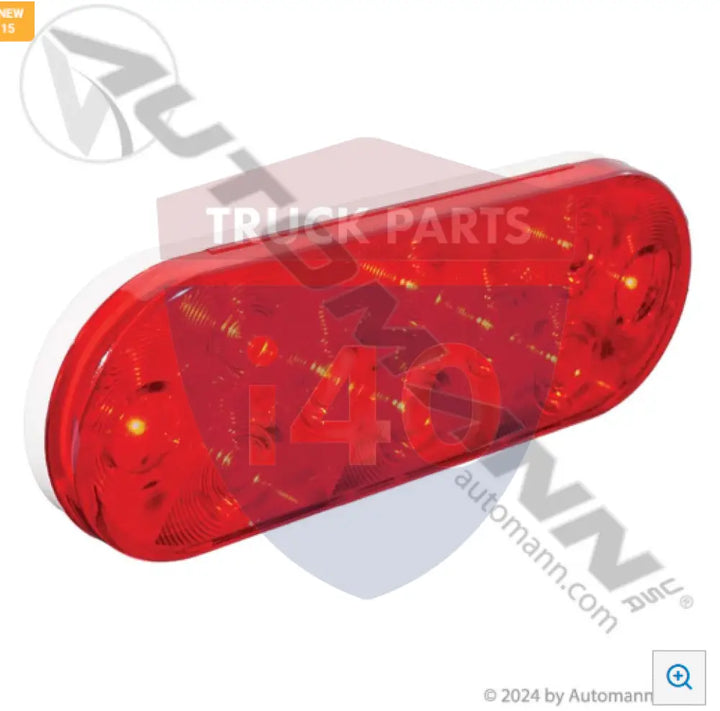 LED223824R S/T/T Light LED 6in Oval Red 24-Diode For Uni-Bond - S/T/T Light LED 6in Oval Red 24-Diode